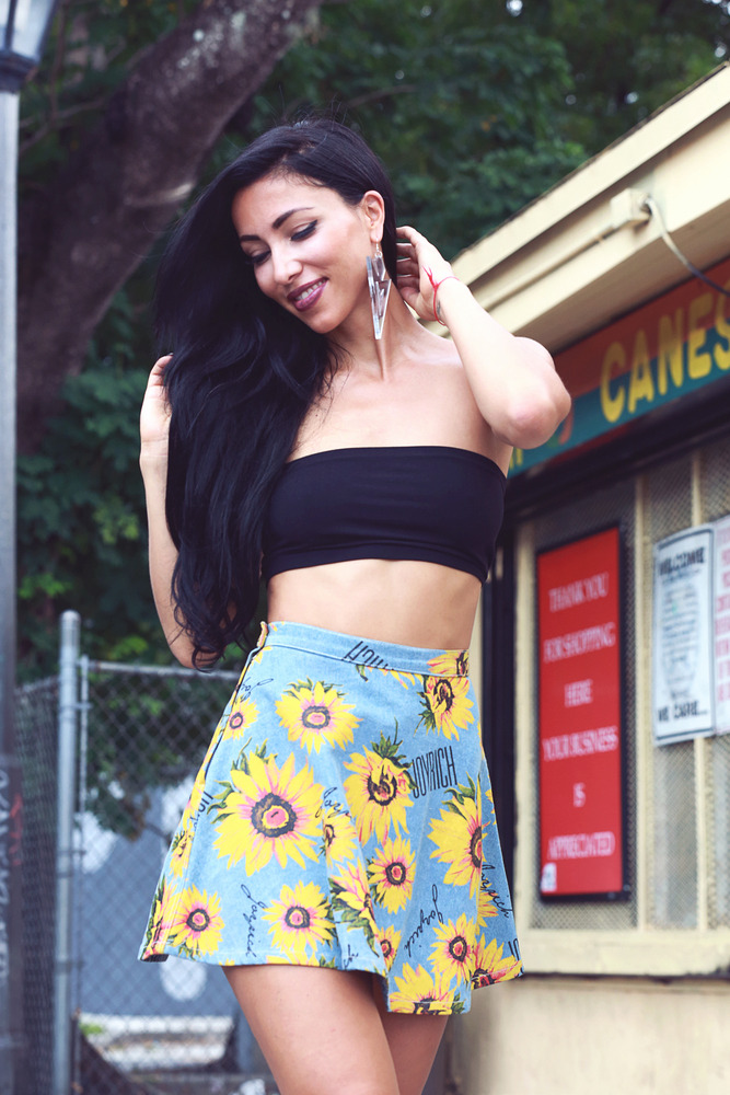 sunflower-skirt